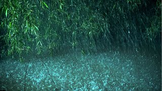 Beat Tinnitus with Heavy Rain on Lake Calm Thunder in Deep Forest  Real Rain Sounds for Sleeping [upl. by Ariaj183]