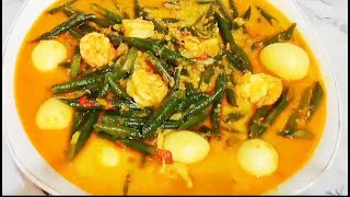 Rasanya mantapgulai kacang panjang dan udang [upl. by Suiramad10]