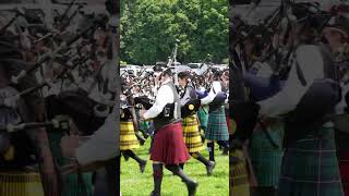 Bagpipe Band Marching bagpipes marchingband parade [upl. by Ettesus]