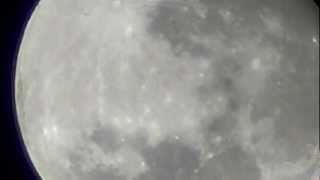 Moon filmed on August 1 2012 at 300 am Melbourne Australia [upl. by Harle]