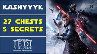 Kashyyyk All Chests and secrets Locations  Timestamps in Description  Star Wars Jedi Fallen Order [upl. by Healey]