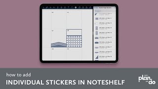 Unleash Creativity with Noteshelf Stickers [upl. by Hakon]