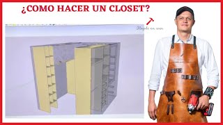 Cómo hacer un closet parte 1 [upl. by Myke]