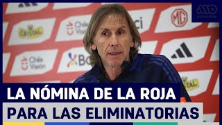 La nomina de la Selección Chilena para una nueva fecha eliminatoria [upl. by Ahsienod]