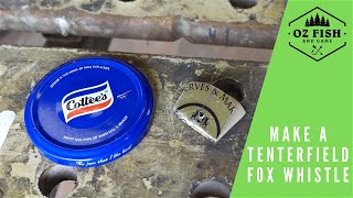 How to make a Tenterfield jam jar style fox whistle [upl. by Corinna243]