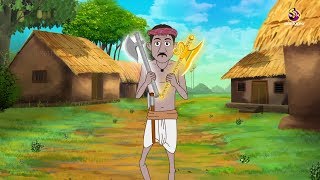 ईमानदार लकड़हारा  New Hindi Kahaniya  SSOFTOONS Hindi Kahani  Moral Stories in Hindi [upl. by Devona]