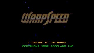 WarpSpeed  Super Nintendo Entertainment System  Intro amp Title Screen [upl. by Htebizile]