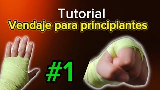 Tutorial  Vendaje para entrenamiento  Boxeo  Kick Boxing  Principiantes [upl. by Milford]