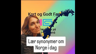 Video 194 Synonymer tema Norge i Dag [upl. by Ydnelg]