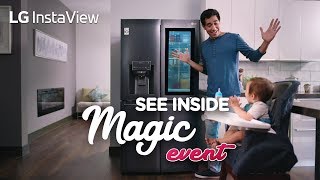 LG InstaView See Inside Magic Event – Don’t Open Just Knock [upl. by Mccormac]