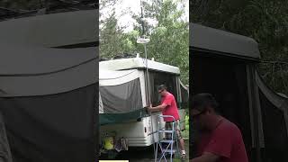 RV Digital TV Antenna Setup Made Easy  Tips To Put Up A Antenna [upl. by Nnylodnewg245]