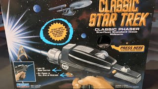 Review Knights “Classic Phaser” from Star Trek TOS by Playmates [upl. by Venterea]