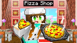 Opening a PIZZA SHOP in Minecraft [upl. by Auburta]