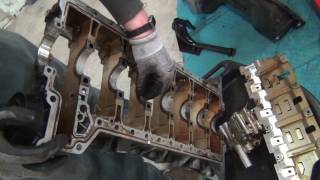 Crank Removal on N54 [upl. by Naujyt]