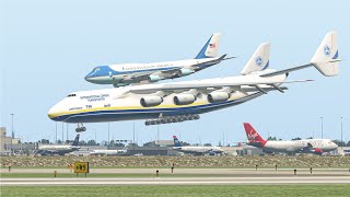 Air Force One Experiences MidAir Malfunction and Is Towed by a Massive Aircraft XP11 [upl. by Niwhsa]