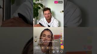 Emily Wickersham Talks About Coronavirus Instagram Live 32420 [upl. by Ahterod]