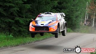 WRC Rally Finland 2024  FLAT OUT amp BIG JUMPS [upl. by Aneres]