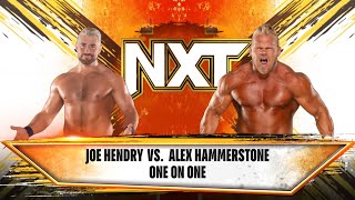 ALEX HAMMERSTONE VS JOE HENDRY WWE 2K24 ONLINE UNIVERSE [upl. by Schnorr505]