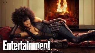 Ryan Reynolds Tweets First Look At Deadpool 2 Character Domino  News Flash  Entertainment Weekly [upl. by Namso547]