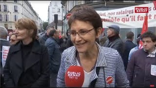 Macron « parle de sa fenêtre de bourgeois » fustige Nathalie Arthaud [upl. by Anehta414]