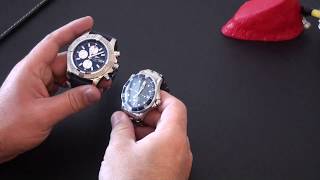 Omega Seamaster 007 Vs Breitling Super Avenger [upl. by Bullion]