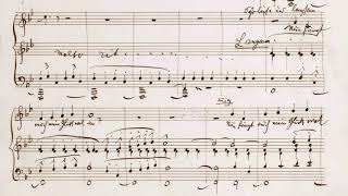 Gustav Mahler  Lieder eines fahrenden Gesellen 1885 Manuscript [upl. by Annahtur]