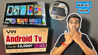 vw tv 43 inch review  vw 43 inch android tv  vw 43 inch 4k tv review [upl. by Lednic131]