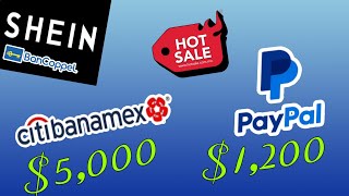 PayPal te duplica los beneficios que te da Citi Banamex en Hot sale 2024 y Coppel con shein [upl. by Felicie]