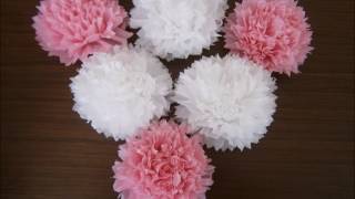 Как сделать ЦВЕТЫ ИЗ САЛФЕТОК  How to make flowers out of paper napkins [upl. by Nett]