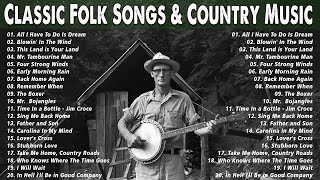 Folk amp Country Songs Collection  Classic Folk Songs 60s 70s 80s Playlist [upl. by Zigrang378]