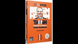 Benim Hocam 2024 KPSS Tarih Soru Bankası [upl. by Bomke]