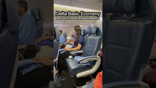 DELTA BASIC ECONOMY SEAT EXPERIENCE FROM NEW YORK TO ICELAND ON BOEING 767300ER travel ​⁠Delta [upl. by Llerrahs220]