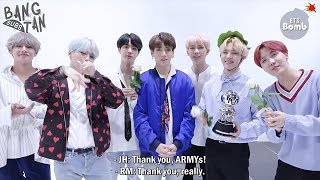 ENG 180414 BANGTAN BOMB BTS won 1st place subtitle Special MC day Mcountdown  BTS 방탄소년단 [upl. by Bueschel809]