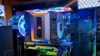 Corsair returns to Air Cooling  A500 High Performance CPU Cooler CES2020 [upl. by Kampmeier270]