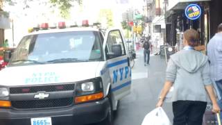 almost hit by police van [upl. by Ahouh]