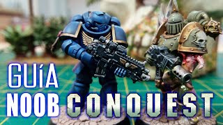 Guía para novatos WARHAMMER 40000 CONQUEST miniaturas [upl. by Naujtna]