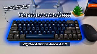 TERMURAH Mechanical Keyboard Wireless DA Meca Air S [upl. by Akinert]