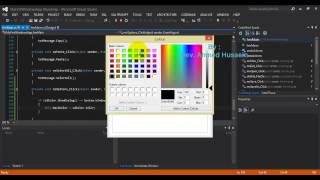 48  WinForms C  Colors  واجهات الويندوز بلغة السي شارب  الألوان [upl. by Saltzman]
