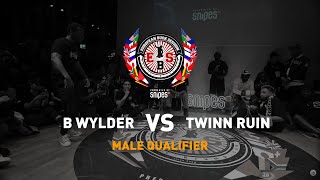 B Wylder vs Twinn Ruin  Male Qualifier  EBS World Championship 2022 [upl. by Notxam]