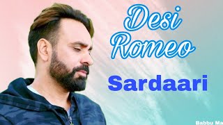 Sardari Babbu Maan Album Desi Romeo Babbu Maan Top Song [upl. by Nnod860]