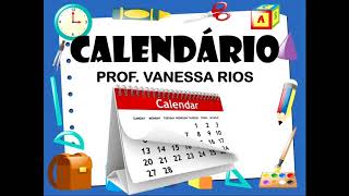 Ciências  Calendário  1° Ano Ensino Fundamental [upl. by Atikan653]