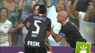 Triplo Impedimento  Completo  Santos 3 x 2 Corinthians 19082012 [upl. by Evangelina]