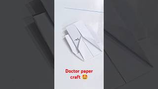 How to Make Doctor Coat with Paper  DIY Doctor Lab Coat tutorial diy gift papercraft [upl. by Adnawahs]