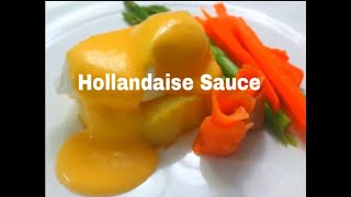 HOW TO MAKE Hollandaise Sauceeasy and quick recipeHOLLANDAISE SAUCE RECIPE [upl. by Anitsirk]