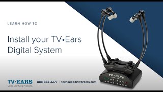 TV Ears  How to Install your TV Ears Digital System  Troubleshooting amp Support [upl. by Omsare376]