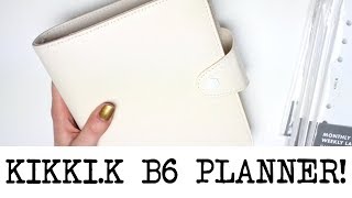 KikkiK B6 Planner First Look [upl. by Sicnarf989]