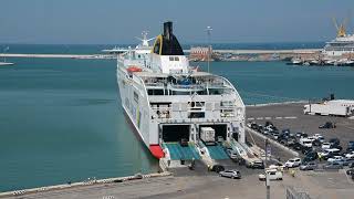 Shipfriendsgr  Hellenic Spirit 23 07 17 loading Ancona 3 [upl. by Chemosh]