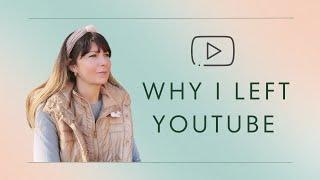 Why I Stopped Making YT Videos [upl. by Lledo]