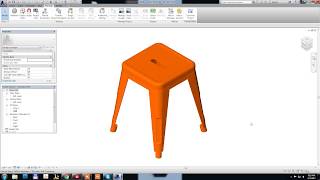 Revit Furniture Family  Changing color and materials [upl. by Notnarb]