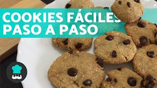 Galletas de AVENA y CHOCOLATE 🍪 ¡Muy Fáciles [upl. by Jorey]